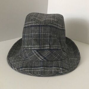 🔴CLEARANCE🔴 Goorin Brothers Black and Blue Plaid Fedora